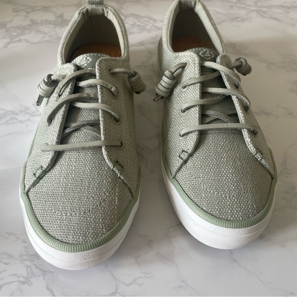 SPERRY Crest Vibe Baja Green Sneaker Womens 7